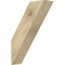 Ekena Millwork 6"W x 18"D x 26"H Traditional Rough Sawn Knee Brace, Douglas Fir BRC06X18X26TRA00RDF - alternate 1